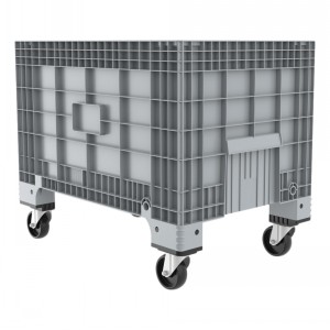 Plastic Pallet Box Euro Size 1200 x 800mm Mobile
